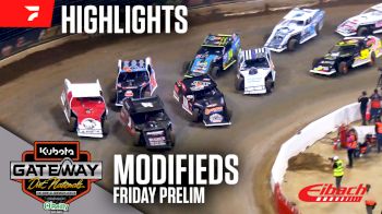 Highlights | 2025 Modifieds Friday Prelim at Kubota Gateway Dirt Nationals