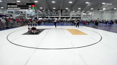 108 lbs Final - Mia Henckel, Team Tugman vs Mason Serrano, Windham