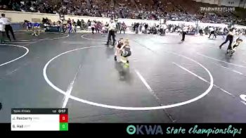 60 lbs Semifinal - Jordan Rasberry, Morris Wrestling Association vs GraceLin Hall, Standfast