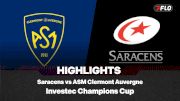 Full Match Highlights: Saracens F.C. vs ASM Clermont Auvergne Investec Champions Cup 2025-2026 Round 1