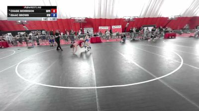 138 lbs Cons. Sub-semis - Chase Morrison, Michigan Premier vs Isaac Brown, Burnett Trained Wrestling