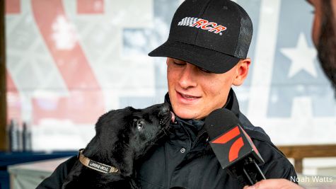 Puppy Kisses For A Good Cause With Carson Brown At The Snowball Derby