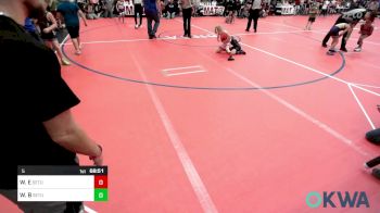 52 lbs Semifinal - Maddox Henderson, Oklahoma Wrestling Academy vs Kashtin Fulk, Triumph Wrestling Club
