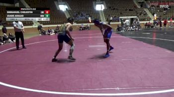157 lbs Round 1 (10 Team) - Joabe Araujo, Reinhardt University (GA) vs Emmanuel Chelestin, Lindsey Wilson (Ky.)