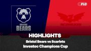 Full Match Highlights: Scarlets vs Bristol Bears Investec Champions Cup 2025-2026 Round 1