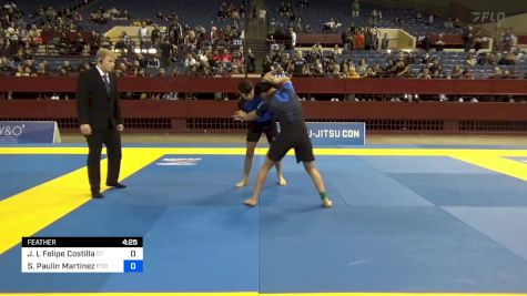 Jose L Felipe Costilla vs Sergio Paulin Martinez 2024 Pan IBJJF Jiu-Jitsu No-Gi Championship
