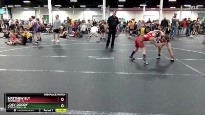 72 lbs Placement (4 Team) - Joey Doody, Xtreme Team vs Matthew Bly, Kraken Red