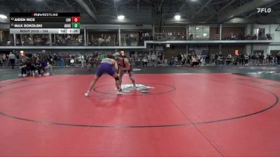 184 lbs Cons. Round 3 - Aiden Rice, Loras vs Max Sokolski, Augsburg