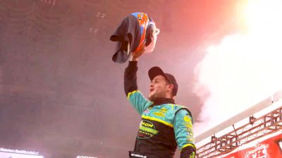 Ricky Thornton Jr. Reacts After Winning Modified Finale At Kubota Gateway Dirt Nationals