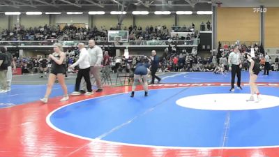 126 lbs Round Of 16 - Lola Vance, Scarborough vs Luca Marshall, Tri-County