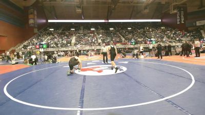 4A-215 lbs Champ. Round 1 - Juan Rocha, Cheyenne East vs Lukas Balfanz, Campbell County