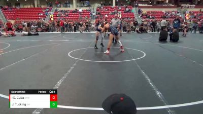 135 lbs Quarterfinal - Dayven Cuba, Abilene Kids Wrestling vs Joe Tucking, Victory Wrestling