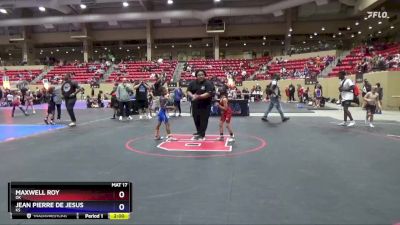 56 lbs Round 3 - Maxwell Roy, OK vs Jean Pierre De Jesus, KS