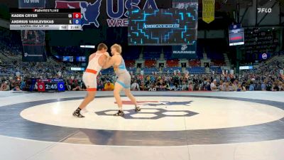 215 lbs Cons. Rd Of 64 - Kaden Cryer, CA vs Andrius Vasilevskas, IL