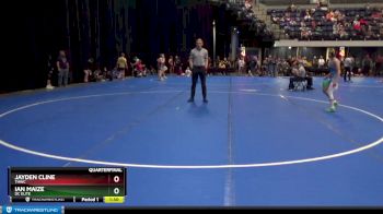 95 lbs Quarterfinal - Ian Maize, DC Elite vs Jayden Cline, THWC