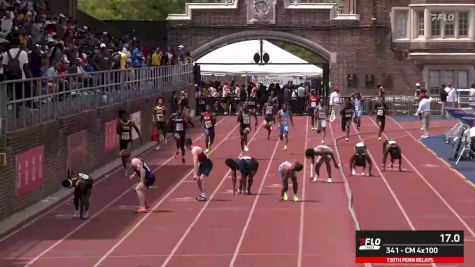 Watch College Men's College 4x100 Relay Prelims (Event 341) Heat 3 At 2026 Penn Relays