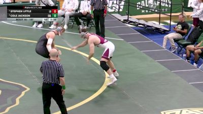 197 lbs Semifinal - Cole Jackson, Cal Poly vs Stephen Little, Little Rock