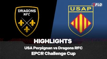Full Match Highlights: USA Perpignan vs Dragons RFC EPCR Challenge Cup 2025-2026 Round 1