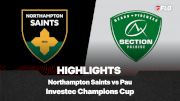 Full Match Highlights: Section Paloise vs Northampton Saints Investec Champions Cup 2025-2026 Round 1