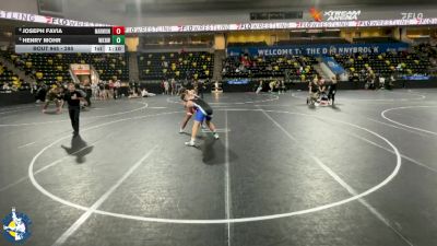 285 lbs Cons. Round 3 - Joseph Favia, Aurora (Marmion Academy) vs Henry Mohr, Waukee Northwest