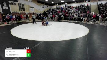 120 lbs Consi Of 8 #2 - Isaac Yap, Stamford vs Elijah Obisesan, Hall