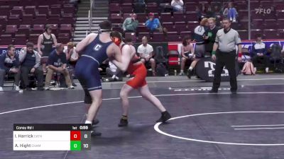 189 lbs Consy Rd I - Isaiah Harrick, Cathedral Preparatory Sch vs Aiden Hight, Chambersburg Area