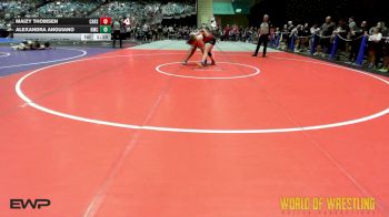 175 lbs Round Of 16 - Maizy Thomsen, Carson Valley Wildcats vs Alexandra Anguiano, Hillsboro Mat Club