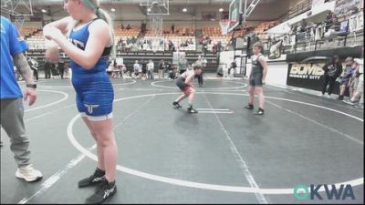 130-140 lbs Rr Rnd 4 - Walker Gratz, Madill Takedown vs Sawyer Ward, Red Ryder Wrestling Club