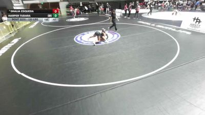 120 lbs Cons. Semis - Harper Tudara, Granite Wrestling Club vs Dhalia Esqueda