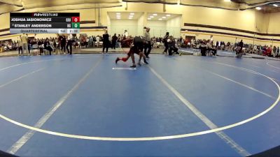 125 lbs Quarterfinal - Stanley Anderson, Rochester Christian vs Joshua Jasionowicz, East Stroudsburg University