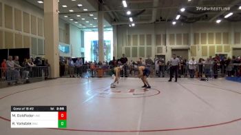 Consolation - Michael Goldfeder, North Carolina vs Ryan Yorkdale, George Mason