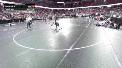 D1-190 lbs Champ. Round 1 - Luke Rux, Monona Grove/McFarland vs Reed Falk, Middleton