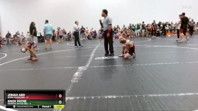 55 lbs Semis (4 Team) - Jonah Ard, Bison Takedown vs Knox Payne, Georgia United Red