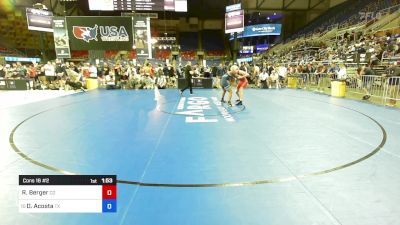 150 lbs Cons 16 #2 - Rylan Berger, CO vs Daniel Acosta, TX