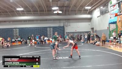 115/125 Round 2 - Chase Wright, NoWorries Academy vs Kayson Adams, Palmetto State Wrestling Acade