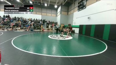 105 lbs Champ. Round 1 - Emalie Gonzalez, Lovell vs Kaydence Guest, Big Piney