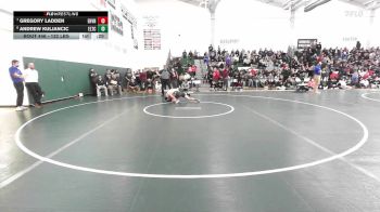 132 lbs 3rd Place - Gregory Ladden, East Haven vs Andrew Kuljancic, Ellis Tech