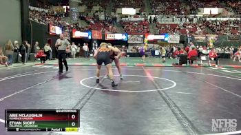 Quarterfinal - Arie McLaughlin, Florence-Carlton vs Ethan Short, Columbus / Absarokee