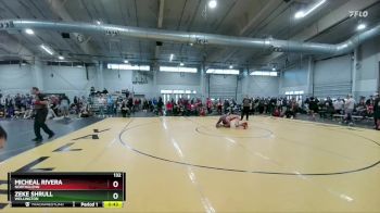 132 lbs Cons. Round 1 - Zeke Shrull, Wellington vs Micheal Rivera, Northglenn