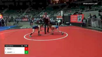 90 lbs Consolation - Katey Valdez, Betterman Elite vs Zoey Jewett, Black Belt