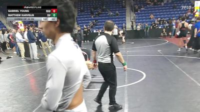 144 lbs Consi Of 32 #2 - Gabriel Young, Reading vs Matthew Karvelis, Xaverian