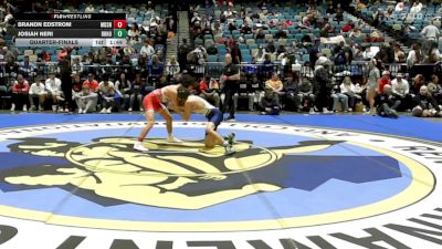 120 lbs Quarterfinal - Brandn Edstrom, Madison vs Josiah Neri, Rio Rancho