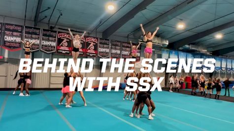 BTS of Practice with Cheer Extreme SSX