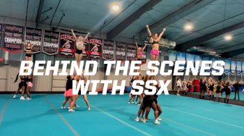 BTS of Practice with Cheer Extreme SSX
