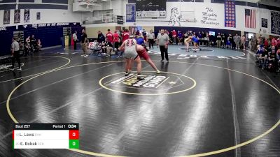 215 lbs Cons. Round 2 - Ethan Bobak, Central Cambria Hs vs Leland Laws, Chartiers Houston Hs