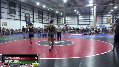 150 lbs Placement Matches (8 Team) - William Murray, CAPITAL CITY WRESTLING CLUB vs Gurshan Singh, HEAVY HITTING HAMMERS