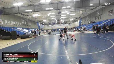 66-68 lbs Round 5 - Blaze Barnum, Delta Wrestling Club vs Brax Williams, Sanderson Wrestling Academy