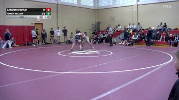 165 lbs Day 2 (round 5) - Owen Miller, St. Francis B vs Landon Shevlin, Orchard Park
