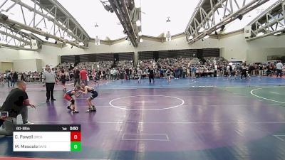 60-B lbs Round Of 32 - Cameron Powell, Greater Norristown K-8 vs Mason Mascolo, Bayport-Blue Point