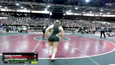 138 lbs Champ. Round 1 - Kennedy Blanton, Forest Grove vs Charlene Mbomakwete, Borah